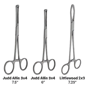 Juego de 14 Pinzas para Tejido, Instrumentos Quirúrgicos Intestinales, Acero Inoxidable de Grado Alemán, Pinzas Babcock Allis - Product Image 6