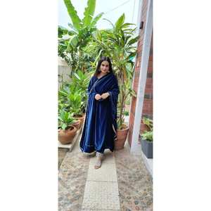 Conjunto de Top-Pent y Dupatta para Fiesta con Lentejuelas y Bordado Dori, Talla XL - Product Image 6