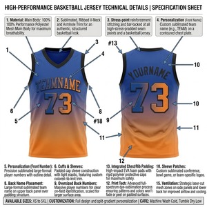 Camiseta de Baloncesto de Poliéster de Diseño Único y Alta Calidad, Ropa Deportiva Transpirable y Antibacteriana, Camiseta de Baloncesto Lisa para Adultos - Product Image 2