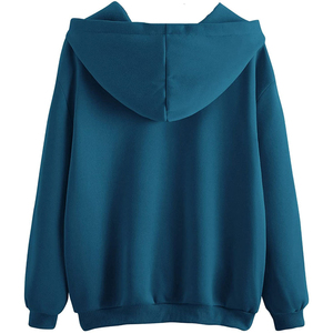 Hot Selling Customized Logo Eco-Friendly Waterproof Women's Formal Hoodie Latest Design High Quality Polyester/Cotton - Product Image 5