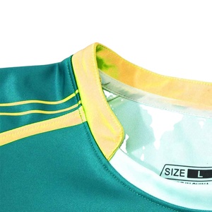 Camiseta de Fútbol Personalizada para Hombre, Impresión por Transferencia de Calor, Manga Corta, Corte Regular, Absorbe la Humedad, 100% Poliéster, Cuello Redondo, para Adultos - Product Image 4