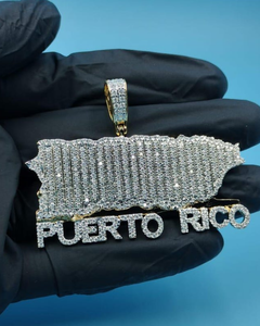 จี้เพชรโมอิสซาไนต์แบบกำหนดเอง VVS ดีไซน์หรูหราประดับเพชรเต็มตัว เงินแท้ 925 สไตล์ฮิปฮอป จี้แฟชั่นสำหรับแร็ปเปอร์ เหมาะสำหรับเป็นของขวัญ - Product Image 1