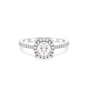 REYES Customized 14K Solid Gold 1.07 Carat HPHT CVD Lab Grown Diamond Engagement Solitaire <b>Ring</b> For Women Fine Jewelry - Product Image 2