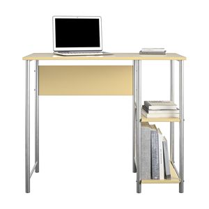 Bureau d'ordinateur en métal pour étudiants, jaune - Product Image 3