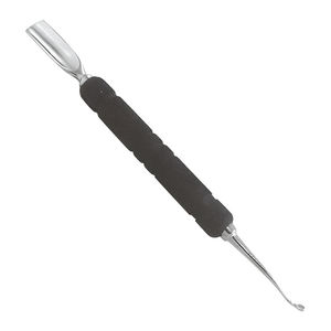 KAAMIR INSTRUMENTS KI--126 Repousse-cuticules de précision en acier inoxydable, carré, réutilisable, double usage, pour le nettoyage des ongles et la manucure - Product Image 1