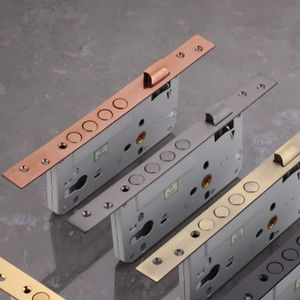 เกรดมืออาชีพ 60x85  ประตูเหล็กสแตนเลสเกรดหนัก  สีบรอนซ์โบราณ สำหรับประตูไม้ทางเข้า - Product Image 2