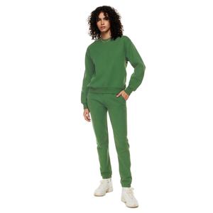 เสื้อสเวตเชิ้ตและเสื้อฮู้ดคอกลมไซส์ใหญ่สำหรับผู้หญิงแบบ OEM พร้อมลายปัก ดีไซน์ป้องกันขนร่วง มีแบบไม่มีลายให้เลือก - Product Image 4