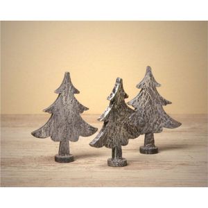 <b>Rustic</b> Handcrafted Wooden Pine Tree Sculpture Set Distressed Finish Tabletop <b>Decor</b> Wholesale Festive <b>Home</b> & Holiday Interior - Product Image 1