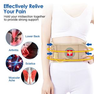 Dispositivo di Decompressione Lombare per Uomo e Donna, Supporto per la Colonna Vertebrale, Dispositivo di Trazione dell'Airbag con Pompa Manuale, Cuscinetto di Estensione per Correzione del Dolore - Product Image 2