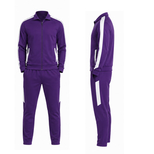 Men Fleece Sport Tracksuits Custom Athletic Gym <b>Running</b> Set Zip <b>Jacket</b> Jogger Pants Wholesale OEM Clothing Supplier OEM Supplier - Product Image 6