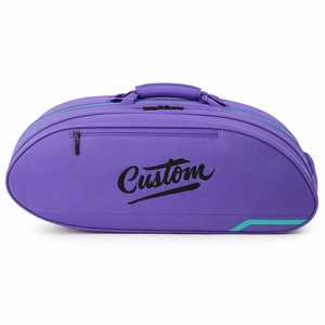 Purple Oval Travel <b>Duffel</b> <b>Bag</b> with Zipper Closure Durable Canvas Material Waterproof Lightweight Large Capacity for Outdoor Use - Product Image 2