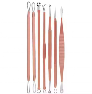 <b>Blackhead</b> <b>Removal</b> <b>Tool</b> Kit With Stainless Steel Precision Acne Needle <b>Blackhead</b> Whitehead <b>Removal</b> <b>Tool</b> Kit Custom Logo - Product Image 3