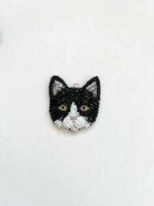 Porte-clés brodé de perles de rocaille avec étiquette personnalisée, porte-clés brodé de perles de rocaille avec nom pour breloques de sac - Product Image 6