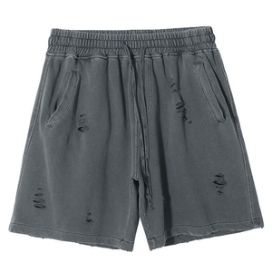 Shorts décontractés pour femmes 2026, délavés à l'acide, style streetwear tendance, respirants, boutonnés, vintage, pour l'été - Product Image 4