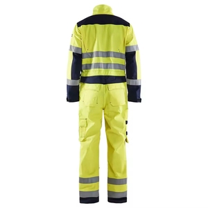 Overol de Seguridad Personalizado Premium con Tiras Reflectantes, Bolsillos Utilitarios, Ropa de Trabajo Industrial Cómoda - Product Image 6