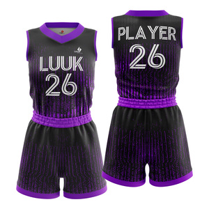 Ensemble de maillot et short de basket-ball personnalisé pour femmes, sublimé, à séchage rapide, sans manches, vêtements de sport OEM - Product Image 6