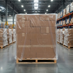 Fundas de Polietileno Transparente de 3 Mil para Palés, 55x53x75, Bolsas de Plástico con Refuerzo, Protección y Amortiguación para Almacenes Industriales, Venta al Por Mayor - Product Image 3