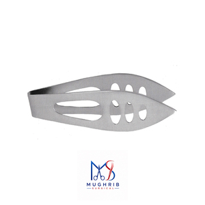 Pinzas de manicura de acero inoxidable con agarre extra ancho y punta inclinada, herramienta de belleza duradera para uso doméstico - Product Image 3