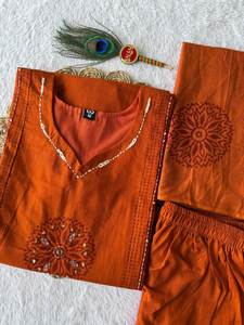 Nouvelle Arrivée Tendance : Ensemble Kurta, Pantalon et Dupatta en Pur Coton pour Femme – Dernière Collection de Kurtis de Créateur avec Salwar Kameez de Style Pakistanais, Tenue Ethnique - Product Image 3