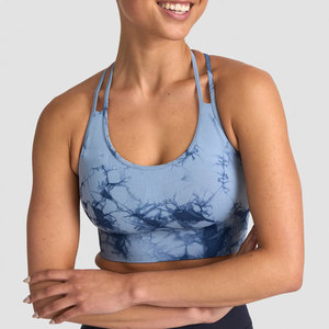 Sujetador Deportivo Sin Costuras al por Mayor para Mujer, Diseño de Sublimación de Moda, Ropa Deportiva para Gimnasio al Aire Libre, Entrenamiento, Correr, Ajuste Delgado, Elástico en Cuatro Direcciones - Product Image 6