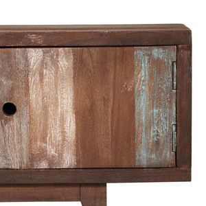 Mueble para TV Mediano en Tonos de Madera Variados, Soporte para TV de Madera Maciza de Acacia - Product Image 5