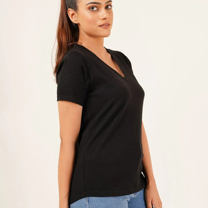 Camisetas de Moda Urbana para Mujer, Manga Corta, Cuello Redondo, Algodón Transpirable, Cómodo, de Secado Rápido, Ligero, Ropa de Verano 2026 - Product Image 3