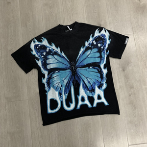 Nouvel ensemble de t-shirts pour hommes en coton 100% personnalisé, surdimensionné, délavé à l'acide, court, style streetwear, respirant, tricoté, avec impression graphique DTG - Product Image 3