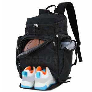 Sac à dos de basketball avec fermeture éclair, en polyester écologique, design léger, grande capacité pour équipement sportif et de basketball - Product Image 6