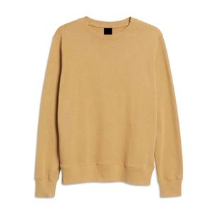 Suéter de Punto con Cuello Redondo Color Camel para Hombre, Corte Regular, Color Sólido, Estilo Casual Otoñal 2027 - Product Image 3