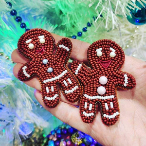 Pendientes de Moda con Cuentas y Bordado de Árbol Verde Hechos a Mano, Hermoso Diseño de Bordado, Regalo para Mujeres y Niñas por MD HANDICRAFTS - Product Image 6