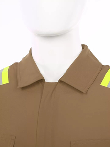 Combinaison de travail haute visibilité en polyester et coton, vêtements de sécurité réfléchissants pour les environnements à haut risque - Product Image 4