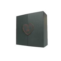 Boîte d'emballage en carton pour parfum, forme rectangulaire, double porte, personnalisée, boîte cadeau à double ouverture. Vente directe d'usine.