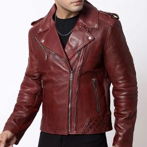 Chaqueta de Cuero para Hombre de Alta Calidad, Estilo Urbano de Invierno, con Cierre, Transpirable, Cuello Alto, Manga Larga, Estilo Motero - Product Image 6
