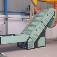 Ligne de traitement automatique du coton avec machines à carder et à rouler, capacité de 50 kg/h, 380 V/220 V