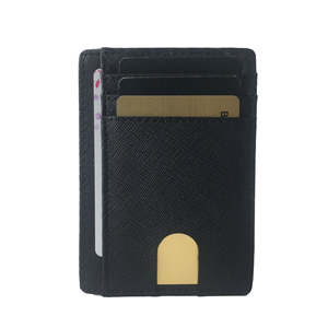 Cartera Minimalista de Microfibra con Clip para Dinero y Bloqueo RFID para Hombre, Diseño Personalizado de Fábrica, Delgada, Bifold, Porta Tarjetas - Product Image 2