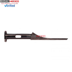 Broche fémorale chirurgicale orthopédique Richards Moore Rasp, tige étroite de taille personnalisable, Austin, approuvée CE, en acier, emballée en boîte carton - Product Image 4