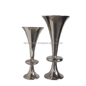 Style Antique Premium Qualité En Aluminium Vase À Fleurs Maison Hôtel Table D'appoint Décoratif Vase À Fleurs Pots Admirable Design Vaisselle - Product Image 2