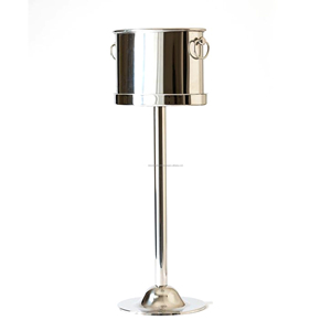 Seau à glace à champagne fait main de 33 oz 50 oz avec support en acier inoxydable pour accessoires de bar à cocktails seau à champagne - Product Image 3