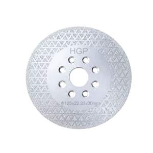 Disque de coupe multifonctionnel HGP diamanté soudé haute fréquence de qualité industrielle pour meuleuse d'angle 105mm 125mm 150mm 180mm 230mm - Product Image 1