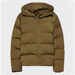Men’s Quilted Winter Puffer <b>Coat</b> Hooded Warm Insulated Jacket Lightweight Windproof Outdoor Casual Cold Weather Jacket - Product Image 1