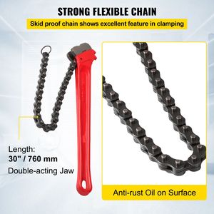 Chiave a Catena per Filtro Olio Resistente da 36 Pollici con Capacità di 4 1/2 e 7 1/2 Pollici, Lunghezza Personalizzabile fino a 30 Pollici (760 mm), Supporto OEM - Product Image 4