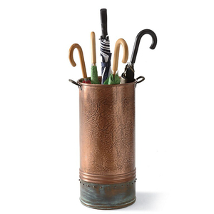 Porte-parapluies et porte-bâtons en cuivre embossé de style moderne, décoration antique pour la maison - Product Image 1