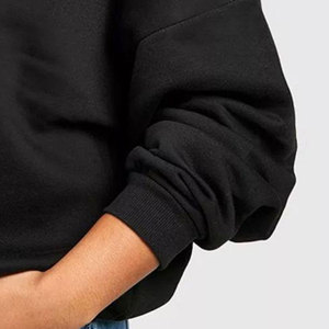 Sudadera de Moda Urbana para Mujer, Venta al por Mayor OEM, Ropa Casual de Secado Rápido, Transpirable, Lisa, Personalizada, 100% Algodón, Lavado Ácido - Product Image 6