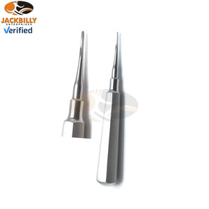 JACKBILLY Élévateur dentaire droit à pointe luxatrice pour racines 2mm 3mm 4mm, pour extraction dentaire et implantation, Instruments 3 pièces - Product Image 5