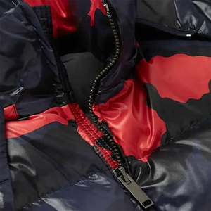 Veste d'hiver imperméable personnalisée en gros OEM, veste matelassée en duvet Soft Shell pour hommes - Product Image 5