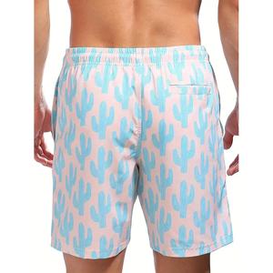 Pantalones Cortos de Playa Ligeros Personalizados para Hombre de Primera Calidad, Ajuste Holgado, Secado Rápido, Ropa Deportiva con Decoración de Patrones para Usar en la Playa en Verano - Product Image 2