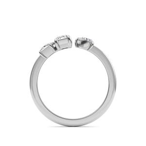 Bague Solitaire en Or Rose 10K avec Diamant Synthétique Taille Géométrique 0,61 carats, Bijou Tendance à Porter au Doigt, Composant de Mode - Product Image 3