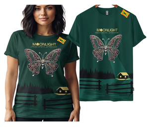 T-shirt vintage pour femme, écologique, orné de strass compressés, tendance, décontracté, scintillant, avec personnalisation OEM ODM - Product Image 2