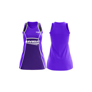 Camiseta de Netball de Alto Rendimiento |   Uniforme de Netball Sublimado con Logotipo, Nombre y Número del Equipo |   Poliéster Transpirable - Product Image 3