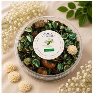 Pot-pourri naturel au jasmin Aqua Vriksha pour la fragrance et la décoration de la maison - Product Image 1